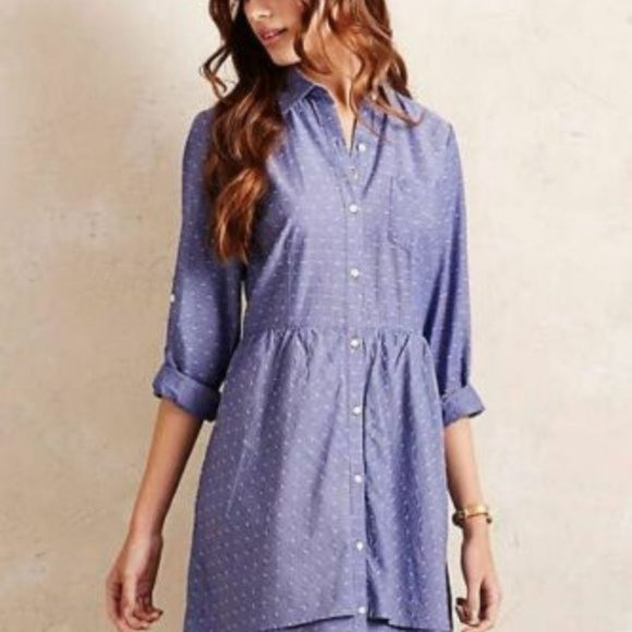 Isabelle Sinclair Cotton Cottage Core Shirt Dress - Picture 2 of 9